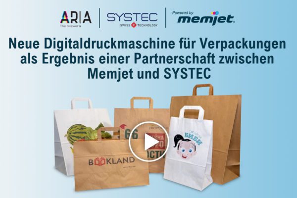 Verspackungen Als Ergebnis Einer Parnerschaft Zwischen Memjet und SYSTEC.